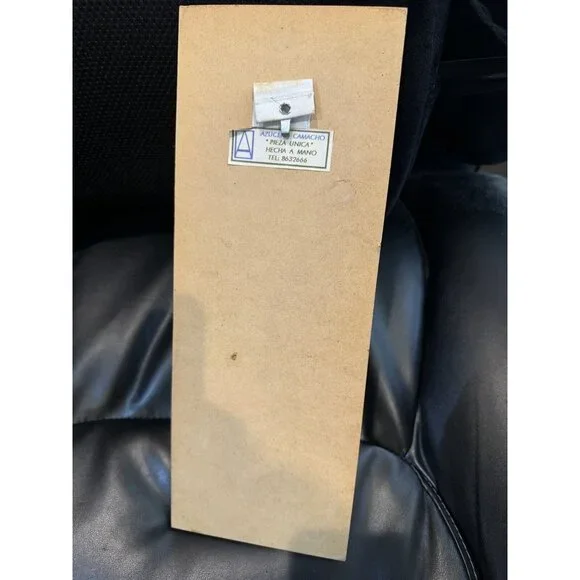 Bird of Paradise  Decorative Ceramic Art Tile 13x5 Art on Tiles Italy - Picture 5 of 5